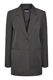 PIECES Grey Relaxed Fit Tailored Blazer - Image 5 of 6