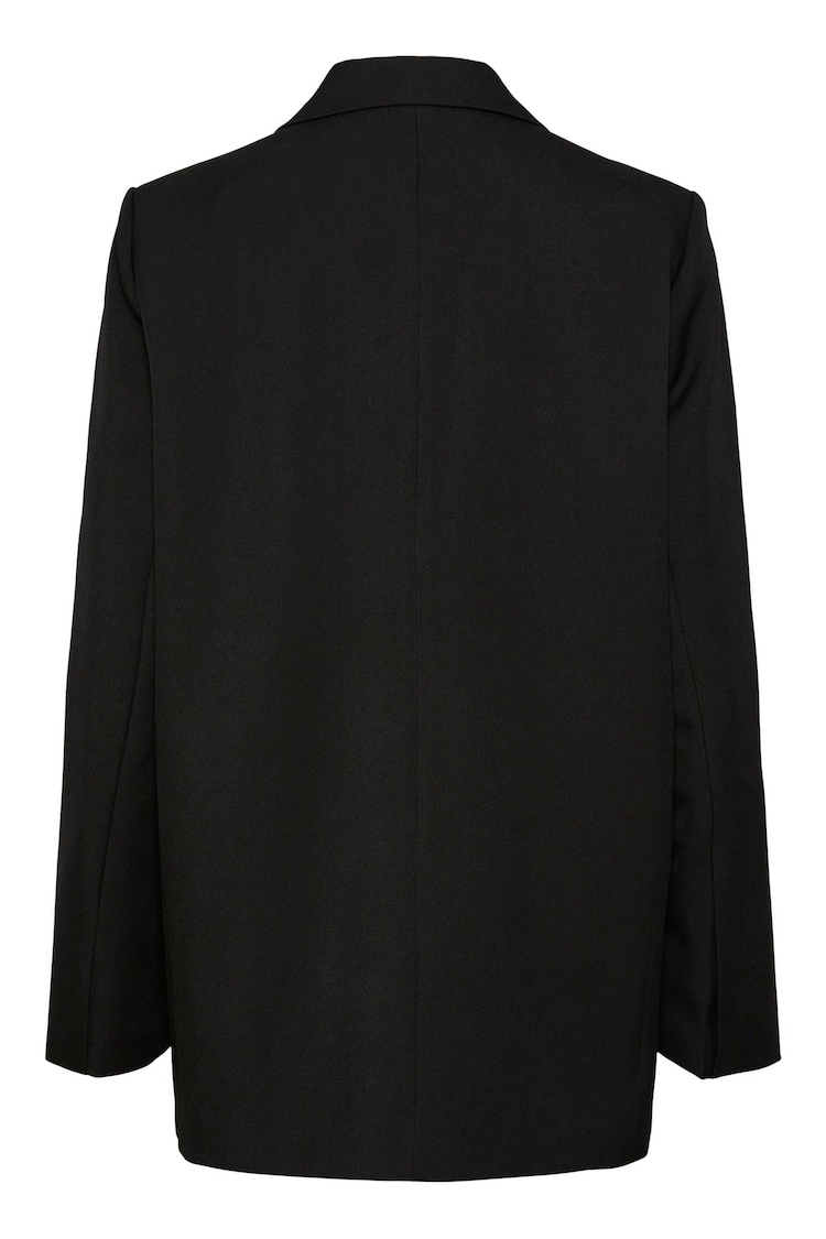 PIECES Black Relaxed Fit Tailored Blazer - Image 6 of 6