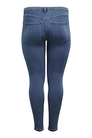 ONLY Curve Light Blue Push Up Sculpting Skinny Jeans - Image 8 of 8