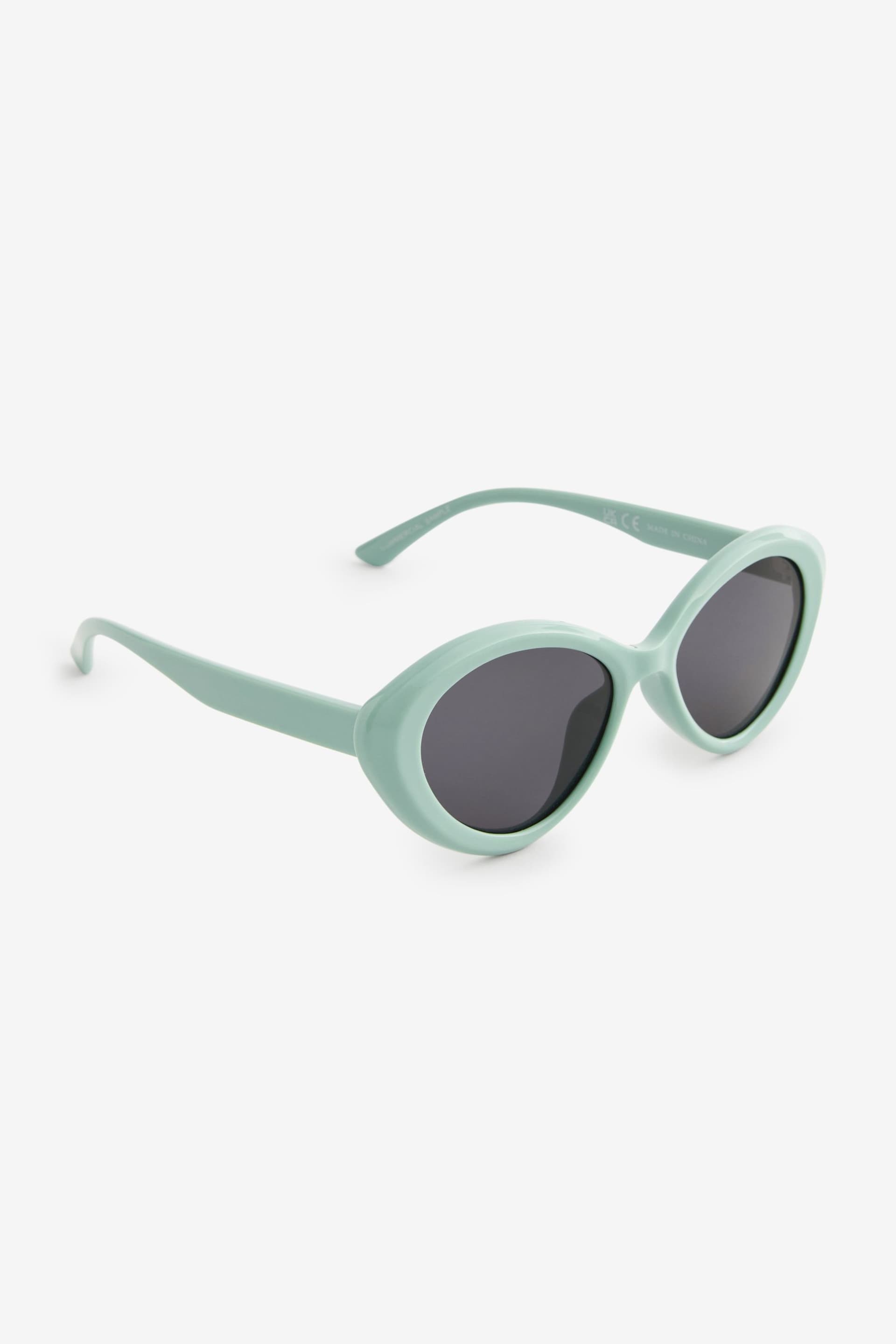 Mint Green Polarized Soft Cateye Sunglasses - Image 3 of 6