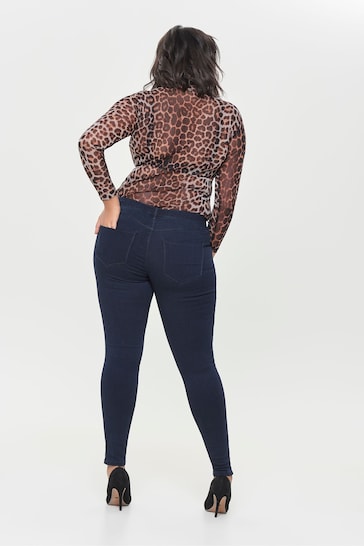 ONLY Curve Blue Push Up Sculpting Skinny Jeans