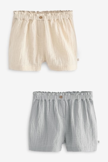 Grey Baby Shorts 2 Pack