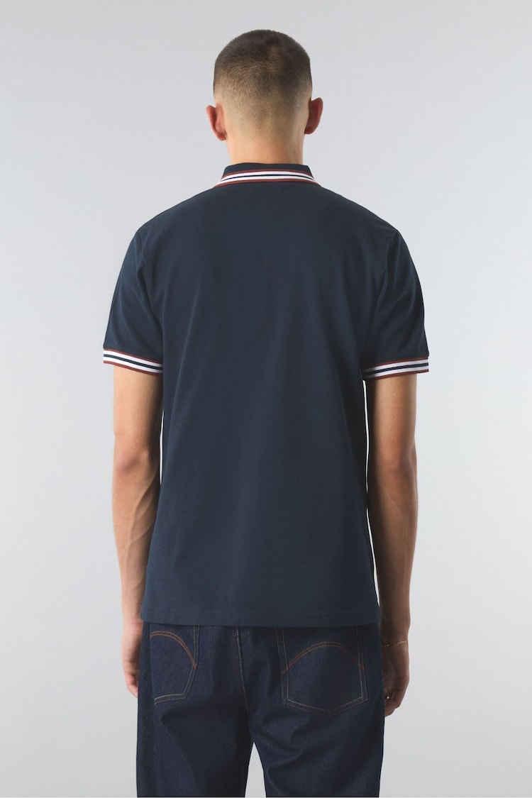 Pretty Green Tipped Polo Shirt - Image 2 of 3