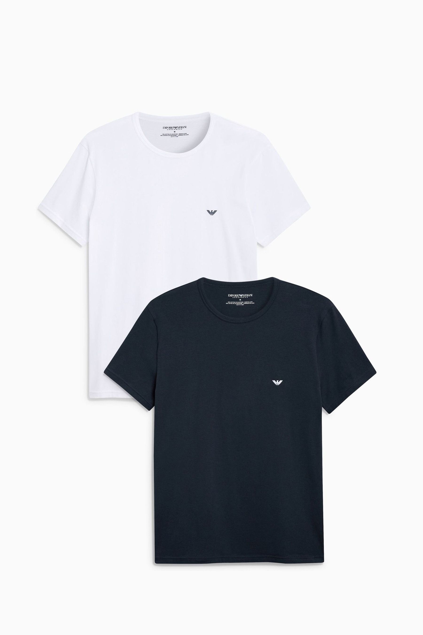 Buy Emporio Armani Bodywear T Shirts 2 Pack from the Next UK