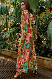 Bright Floral Kew Collection Long Sleeve Maxi Dress - Image 2 of 6