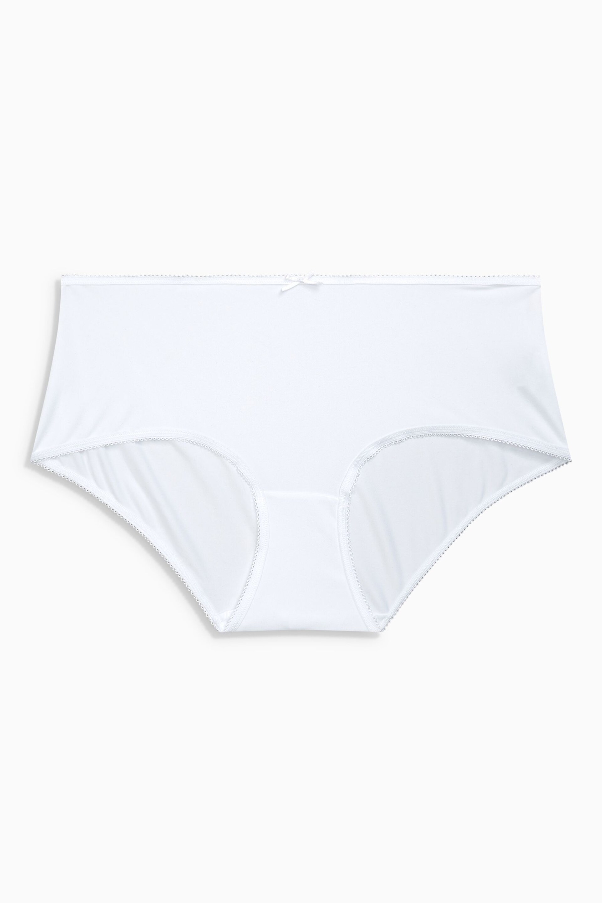 Black/White/Nude Midi Microfibre Knickers 5 Pack - Image 5 of 8