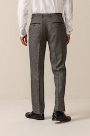 Brown Tailored Fit Trimmed Texture Suit Trousers - Image 2 of 9