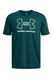 Under Armour Teal Blue Foundation Short Sleeve T-Shirt - Image 1 of 4