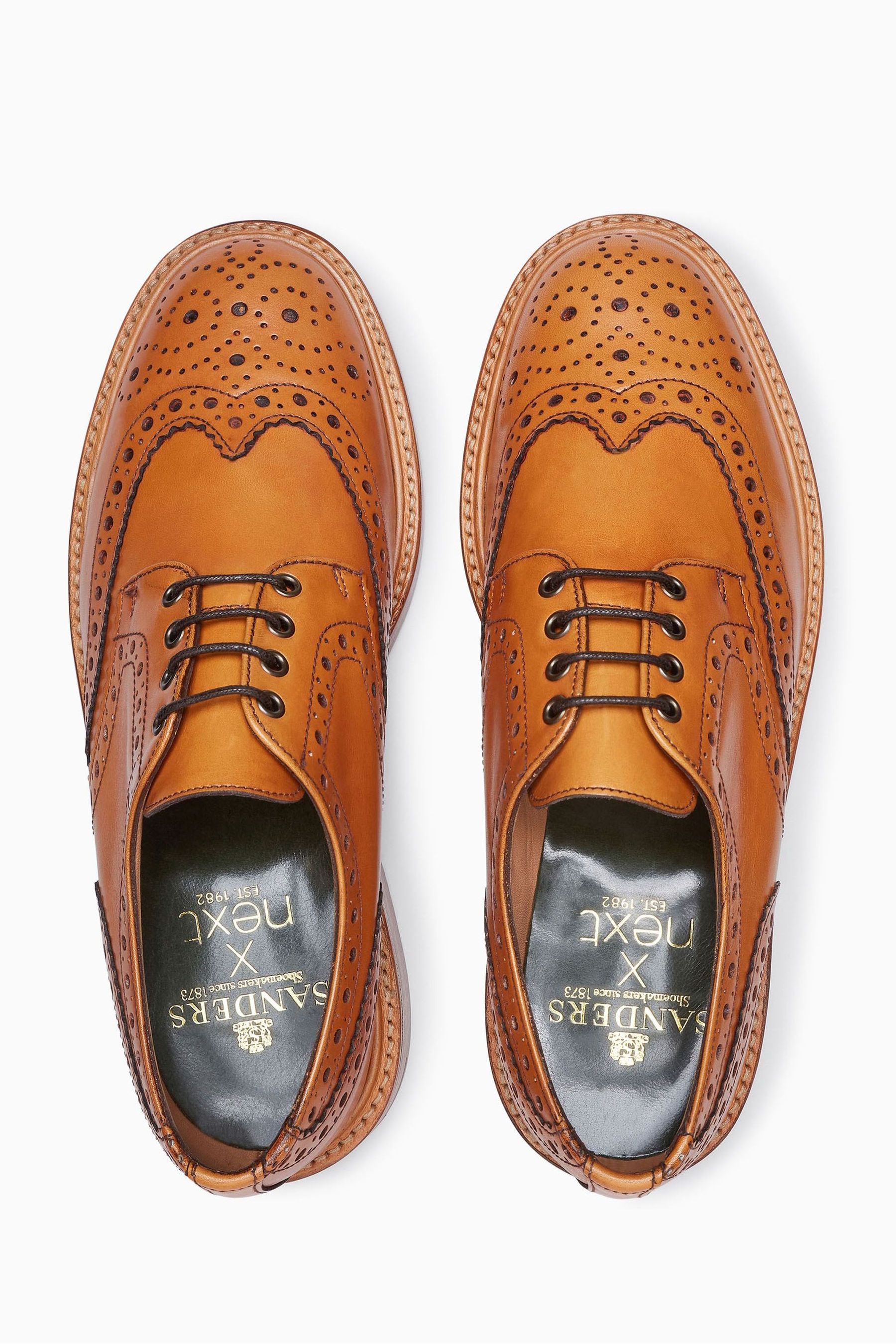 Buy Sanders For Next Brogue Shoe from the Next UK online shop