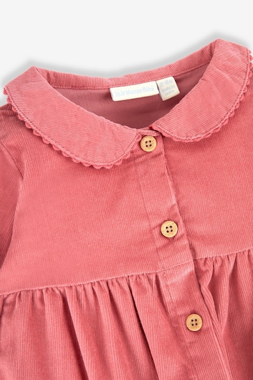 JoJo Maman Bébé Rose Pink Girls' Classic Cord Shirt Dress