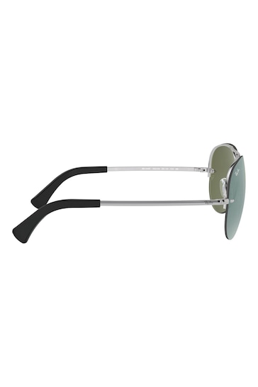 FOSSIL FOS 3077 S 807 53 Pilot Black Sunglasses Grey Lens
