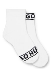 HUGO Logo Ankle 2 Pack Socks - Image 1 of 5
