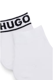 HUGO Logo Ankle 2 Pack Socks - Image 5 of 5