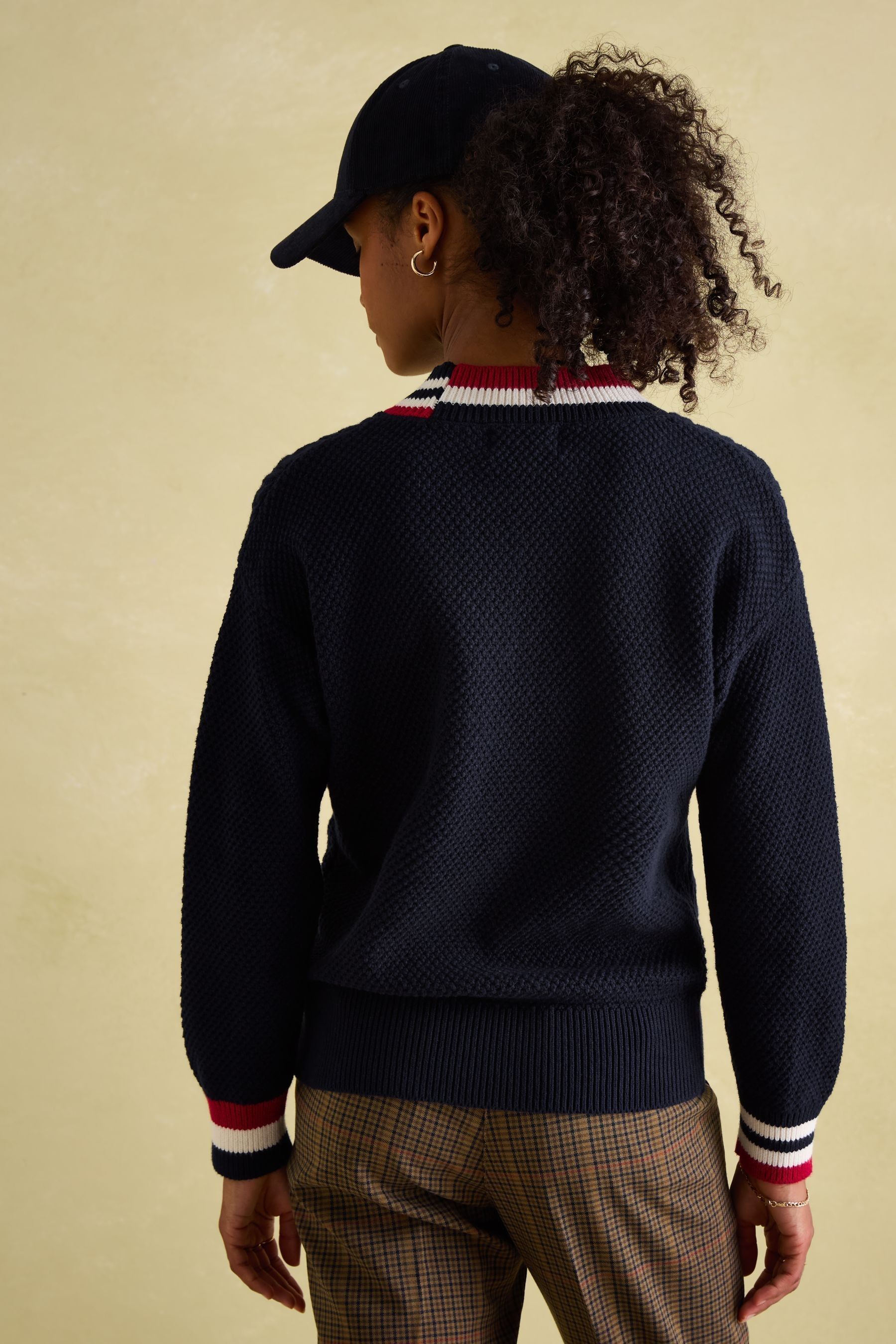 Cricket cable knit jumper best sale