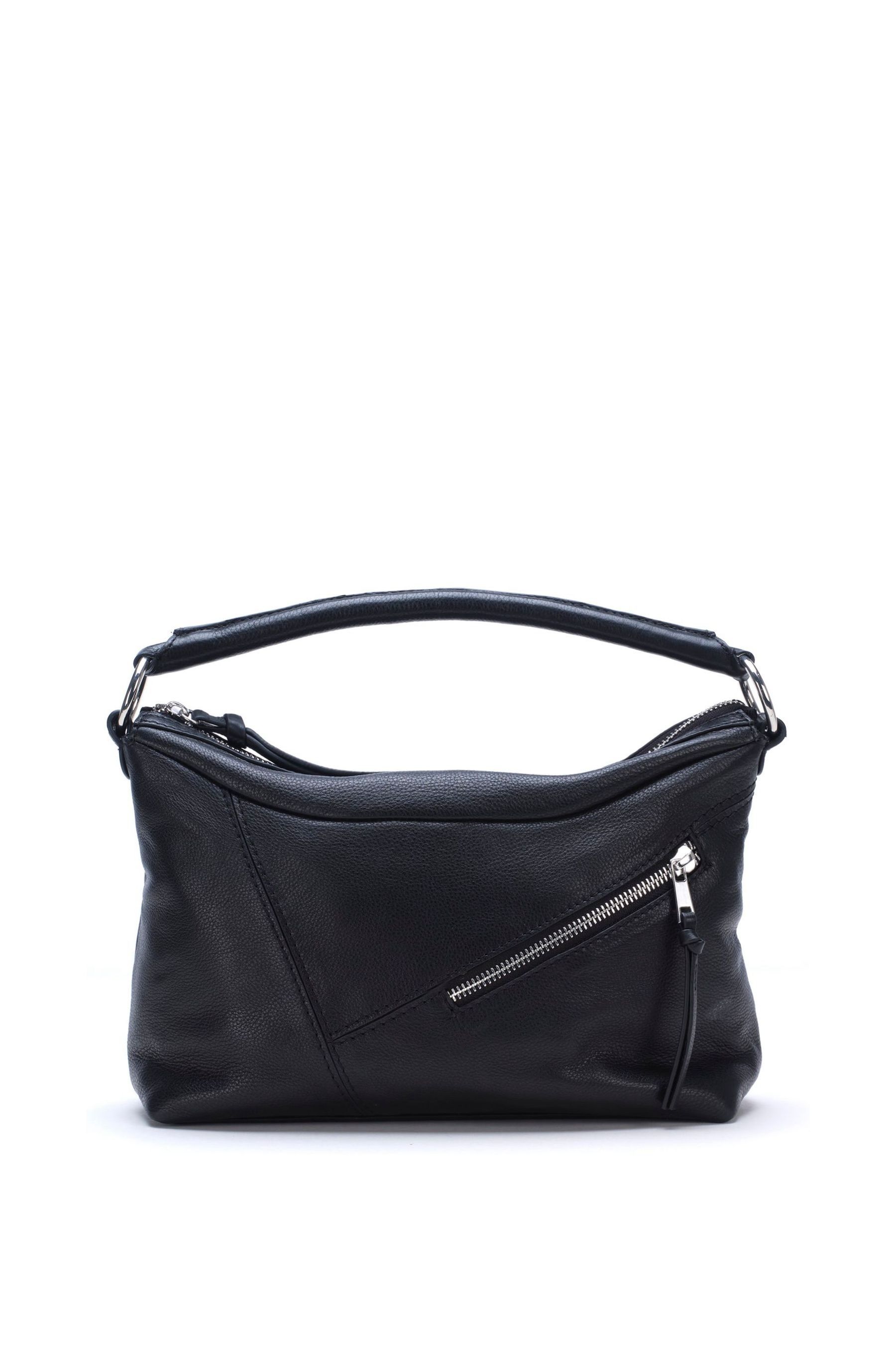 Buy Mint Velvet Black Harri Leather Bag from the Next UK online shop
