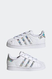 adidas Originals Juniors White Trainers - Image 5 of 9