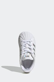 adidas Originals Juniors White Trainers - Image 6 of 9