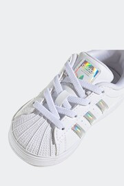 adidas Originals Juniors White Trainers - Image 8 of 9