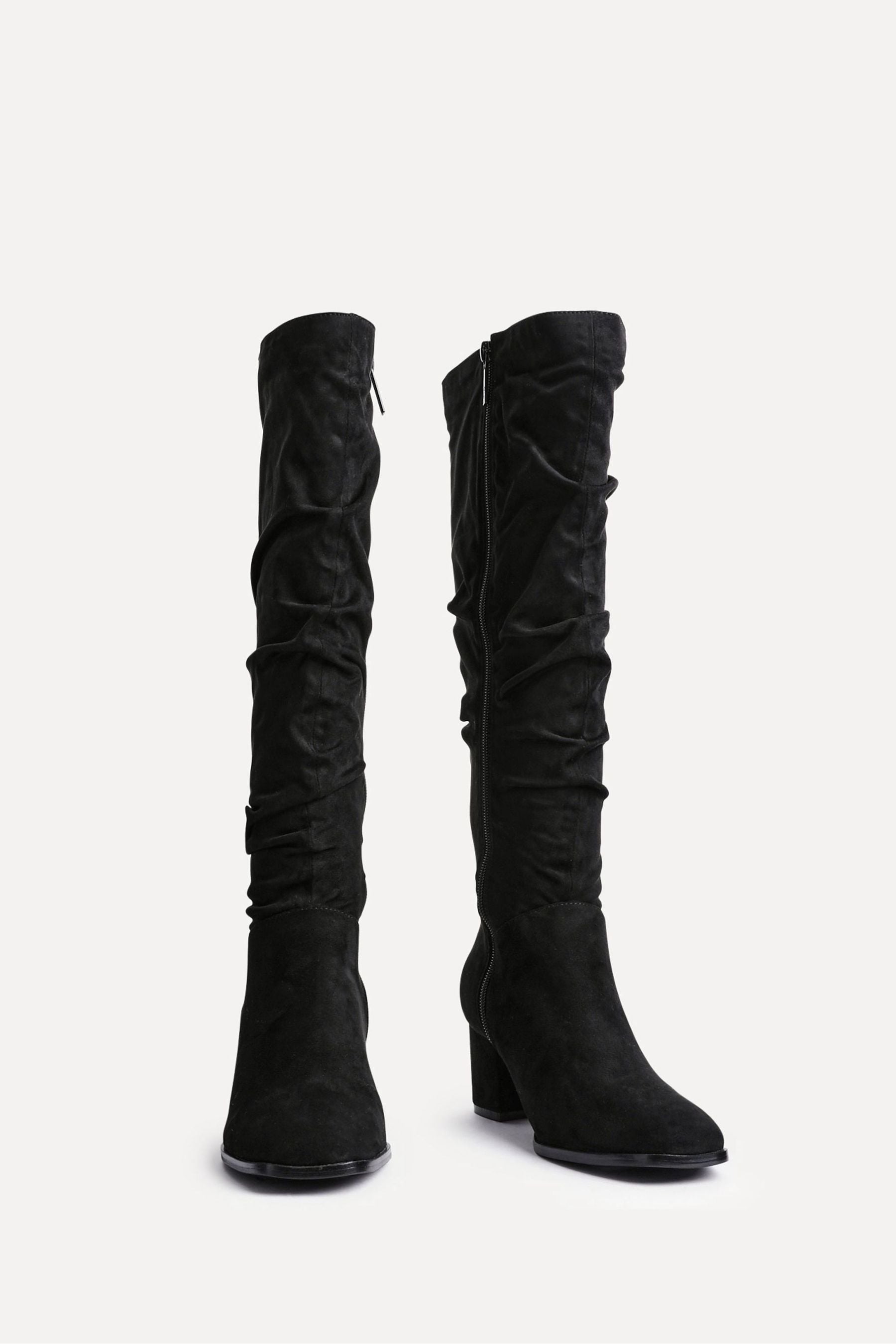 Suede knee sales high boots