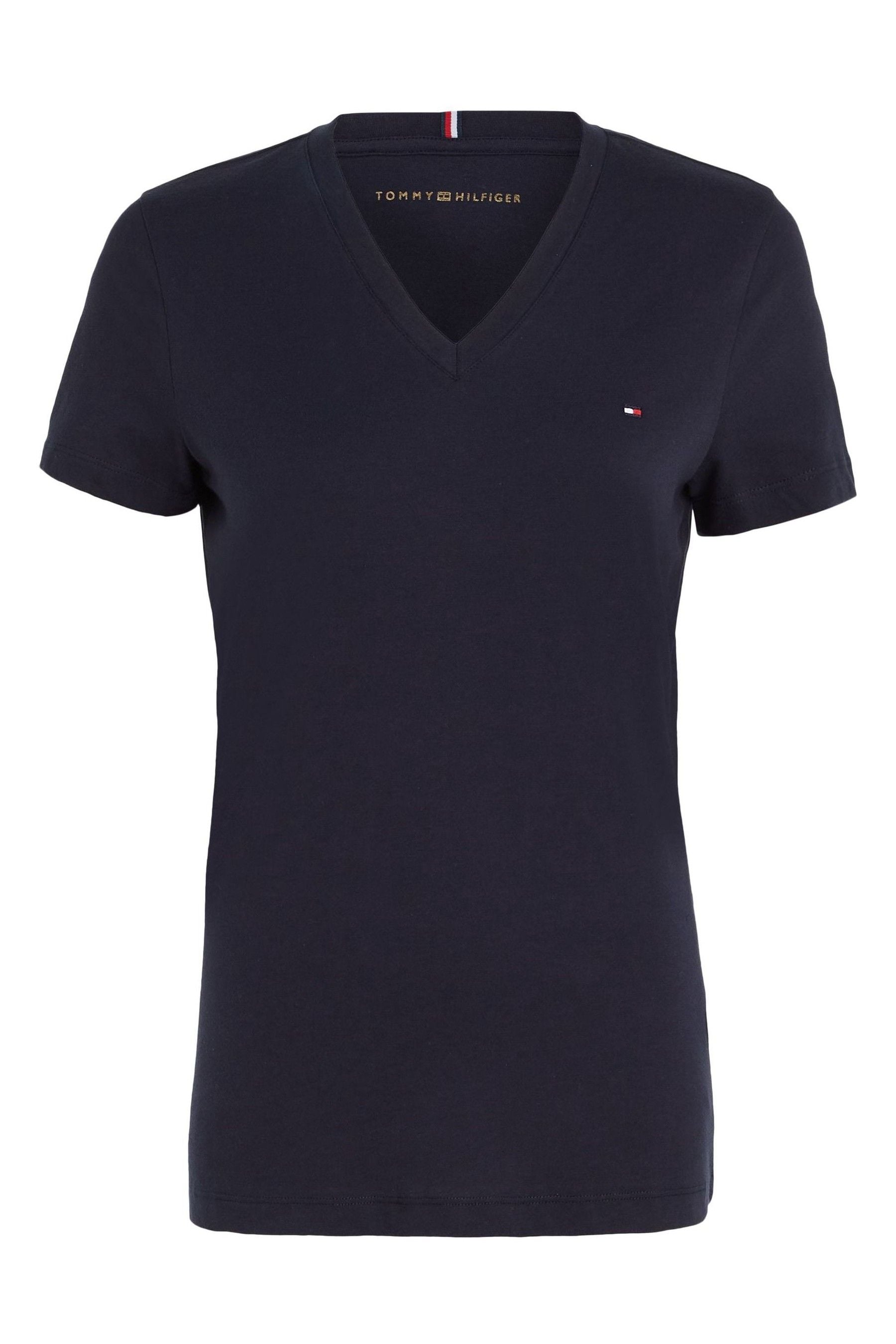 Tommy hilfiger t shirt v neck outlet