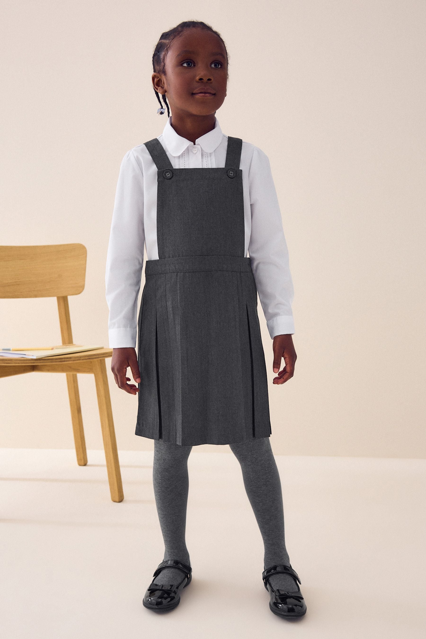 Next grey pinafore deals