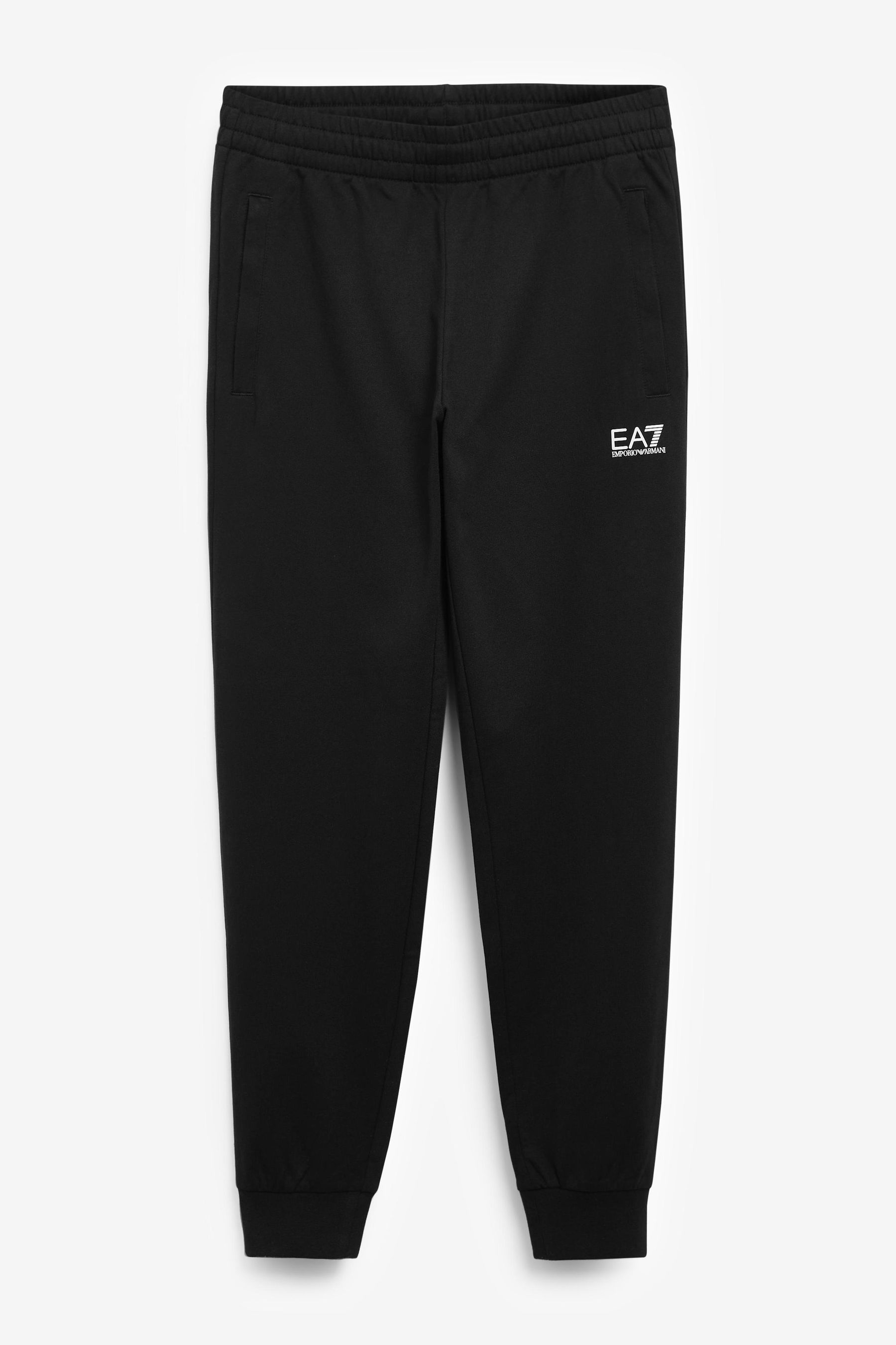 Ea7 black joggers deals