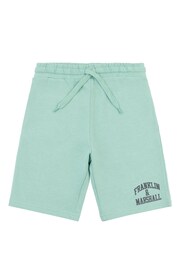 Franklin & Marshall Greean Arch Letter Shorts - Image 1 of 3