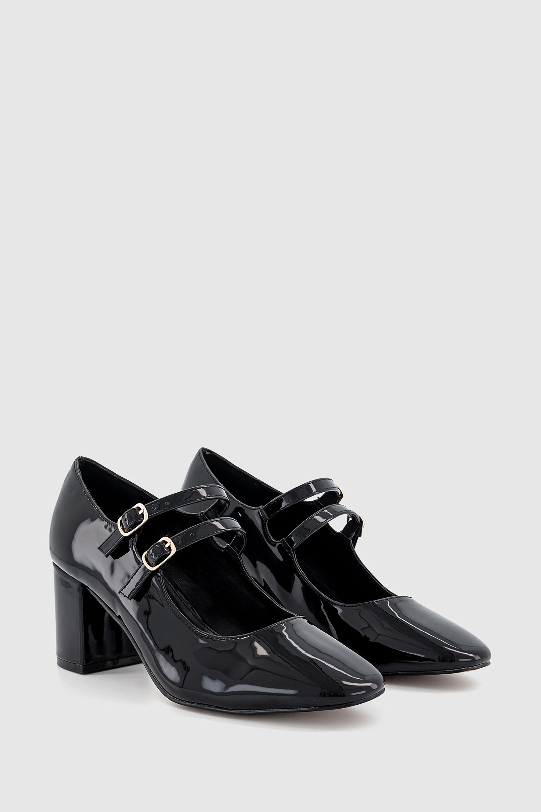 Office black patent shoes store