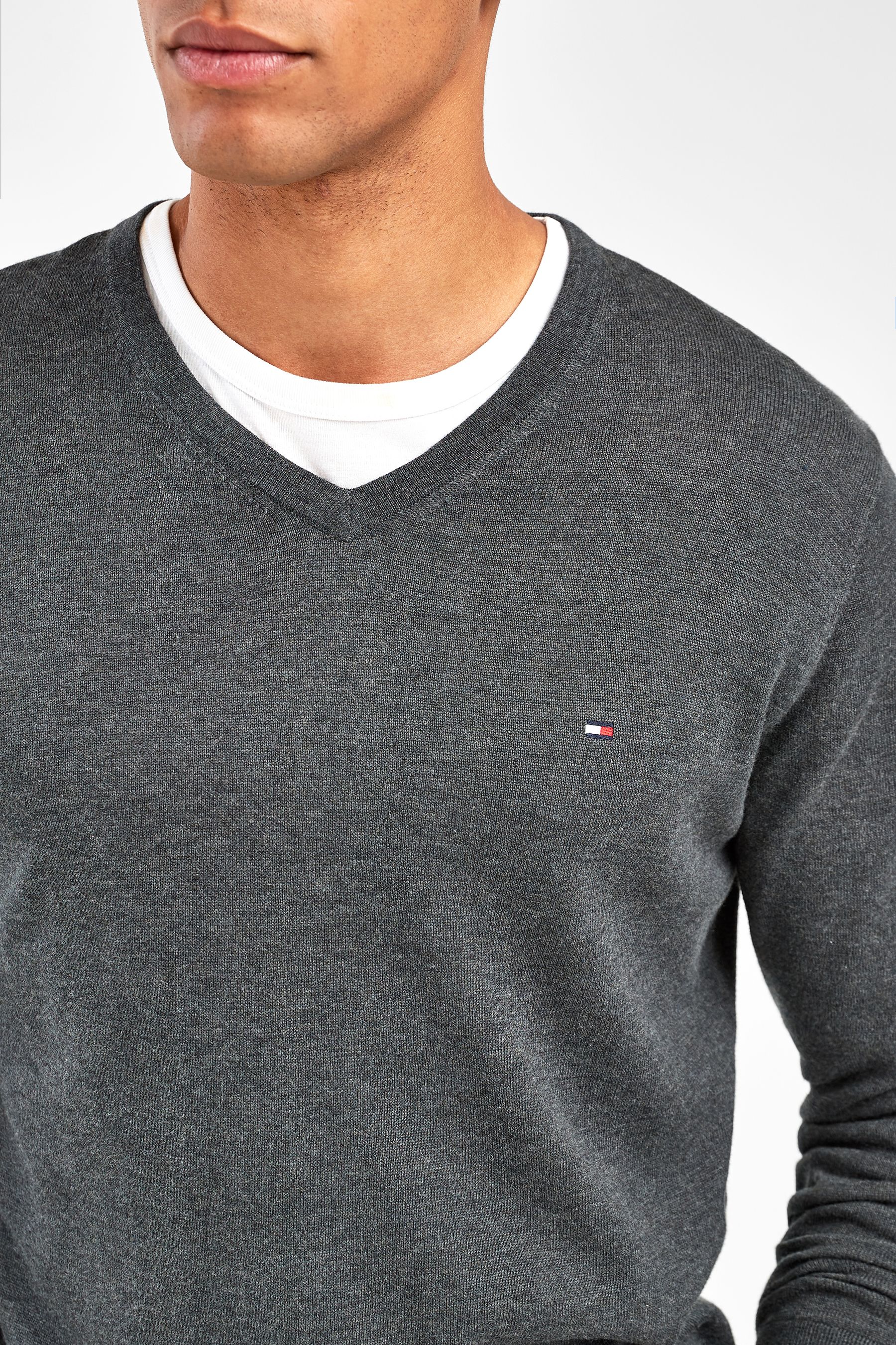 Tommy hilfiger cotton silk jumper sales