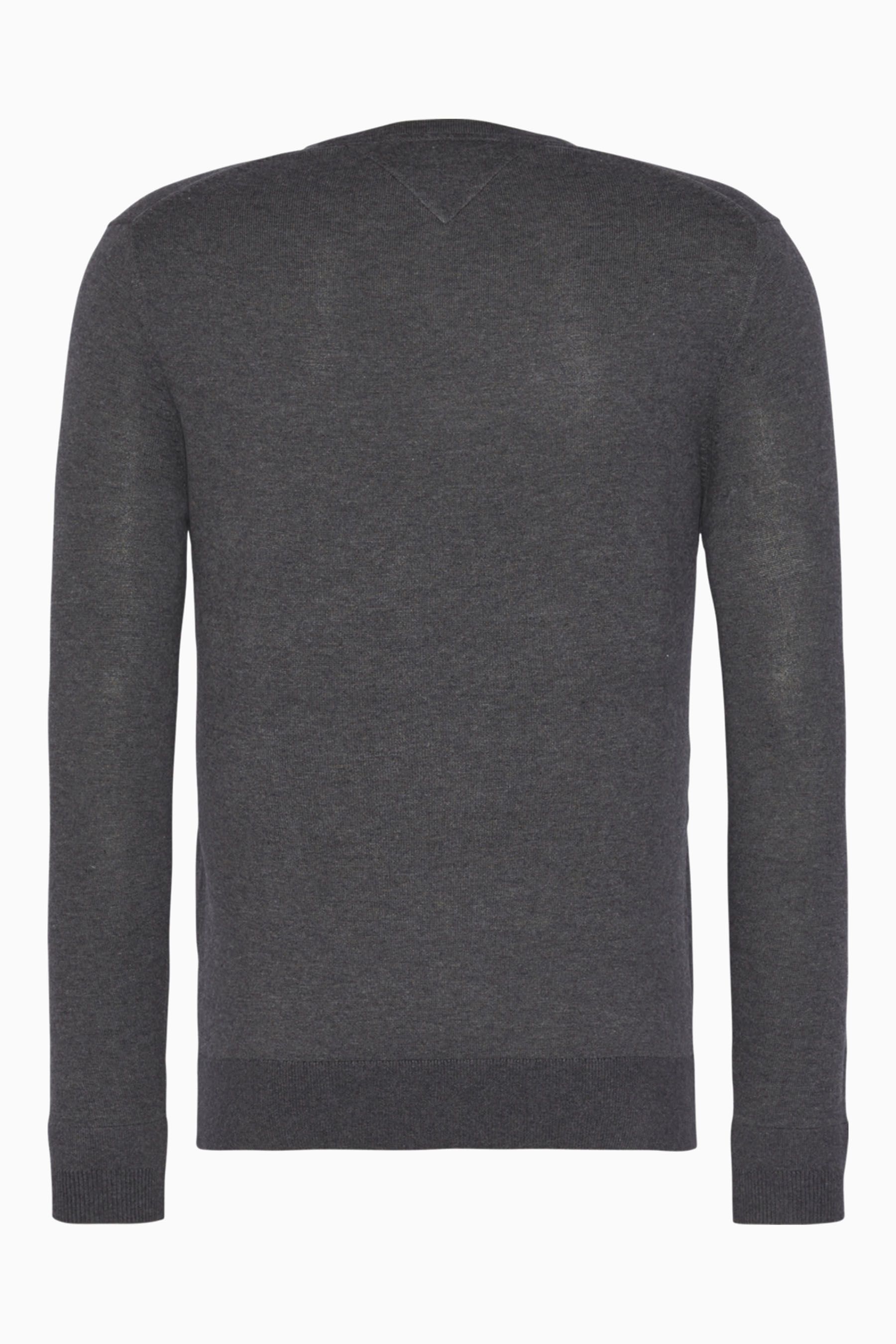 Buy Tommy Hilfiger Grey Core Cotton Silk V Neck Sweater from the Next UK online shop