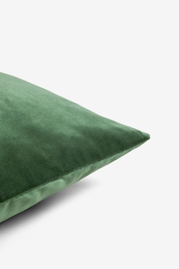 Dark Sage Green 59 x 59cm Matte Velvet Cushion