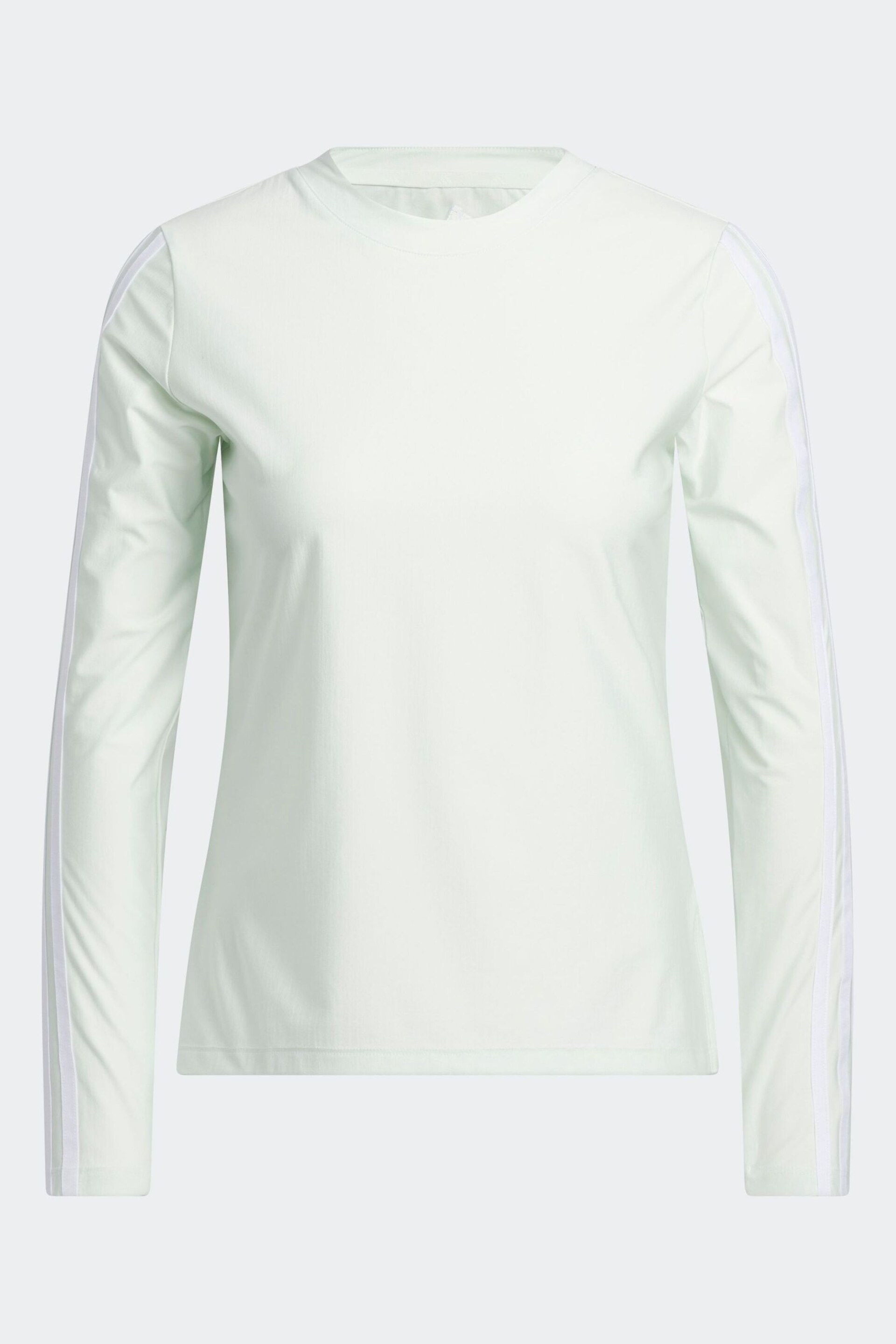 adidas Golfa Womens Light Green Ultimate 365 Twistknit Long-Sleeve Top - Image 7 of 7