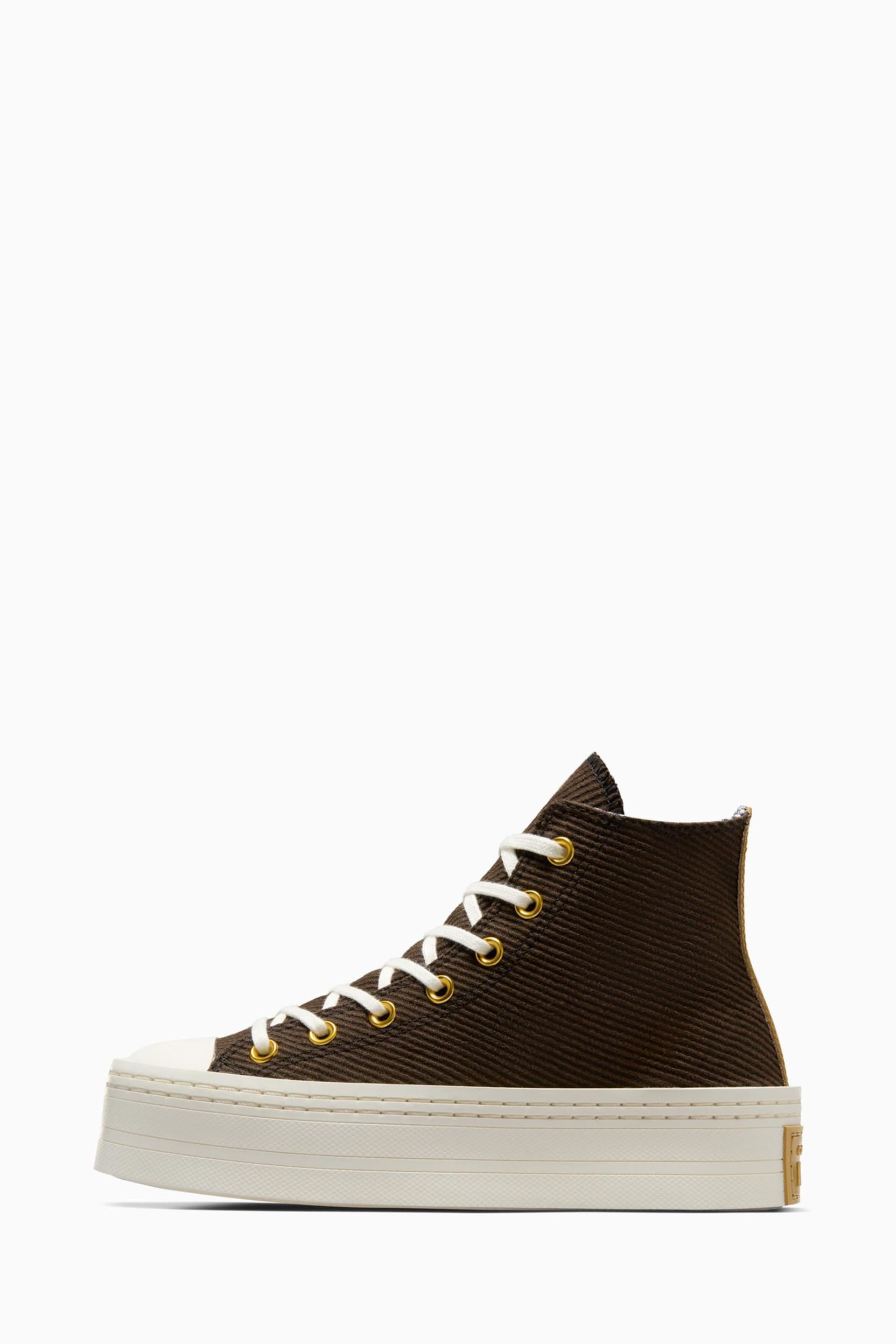 Converse Brown Modern Lift Trainers - Image 2 of 16