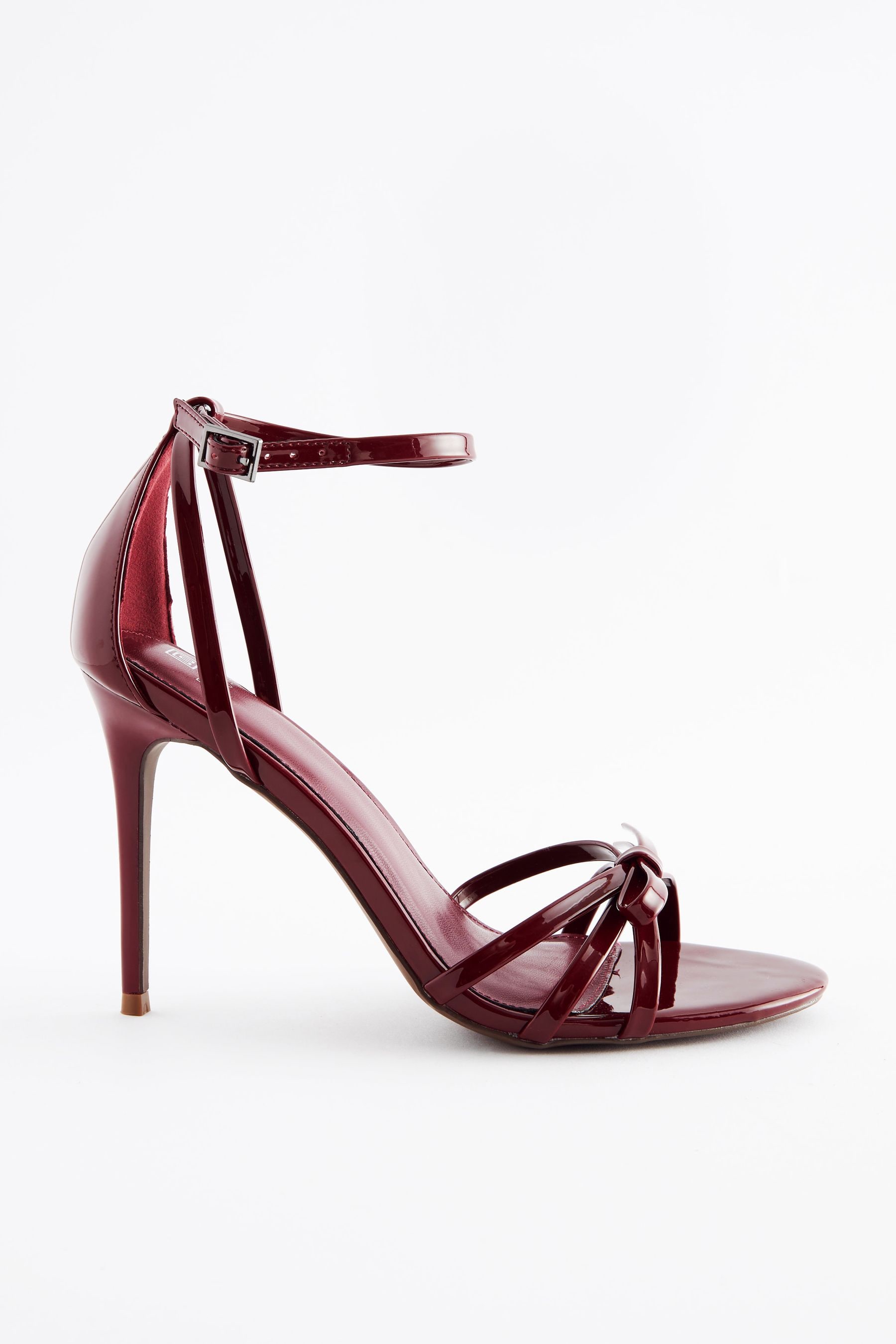 Buy Red Forever Comfort Barely There Bow Stiletto Sandals from Next Luxembourg