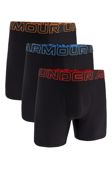 Under Armour Black Ground Performance Tech Boxers 3 Pack
