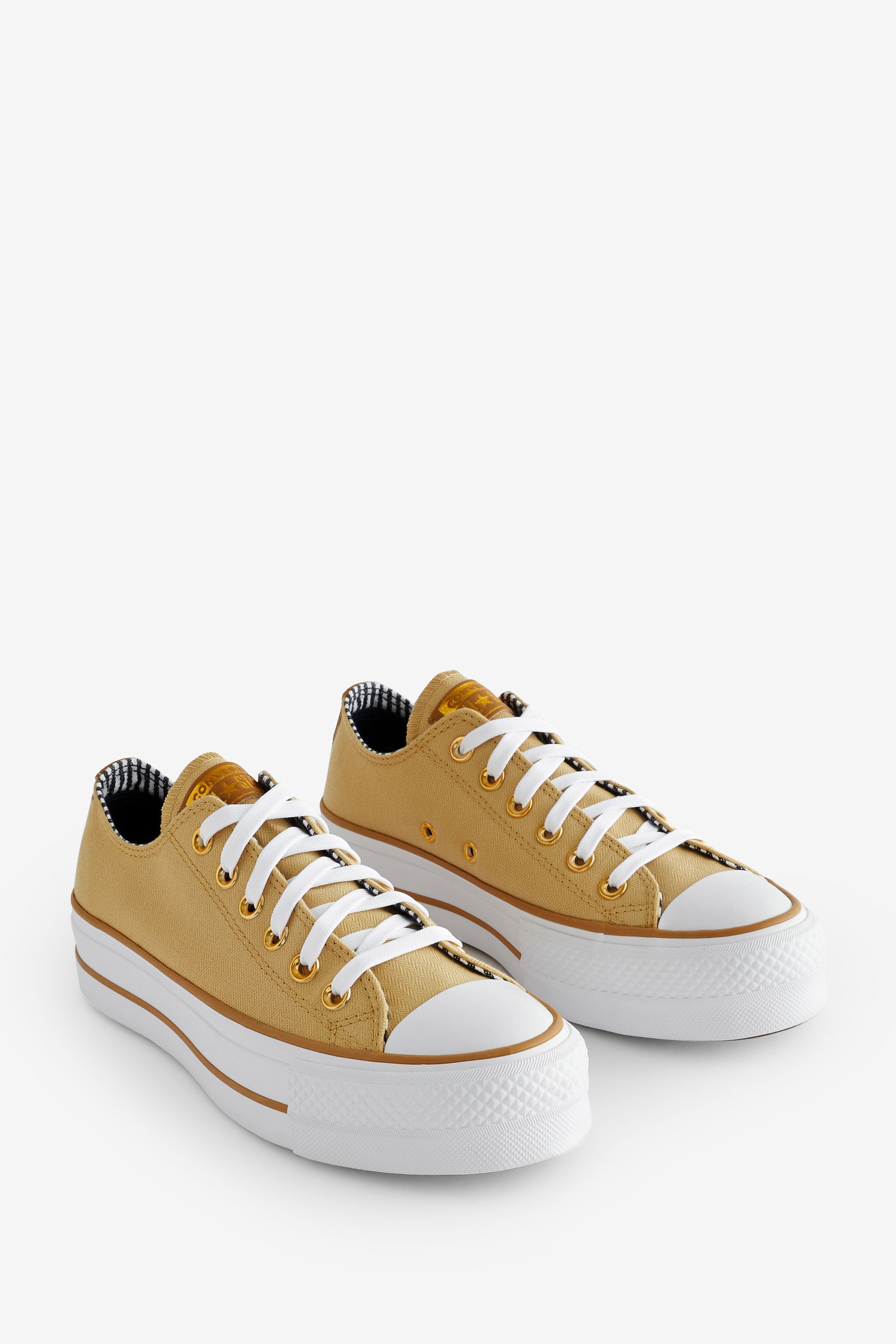 Buy Converse Yellow Lift Chuck Ox Trainers from the Next UK online shop