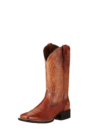 Ariat Brown Round Up Remuda Western Boots - Image 2 of 4