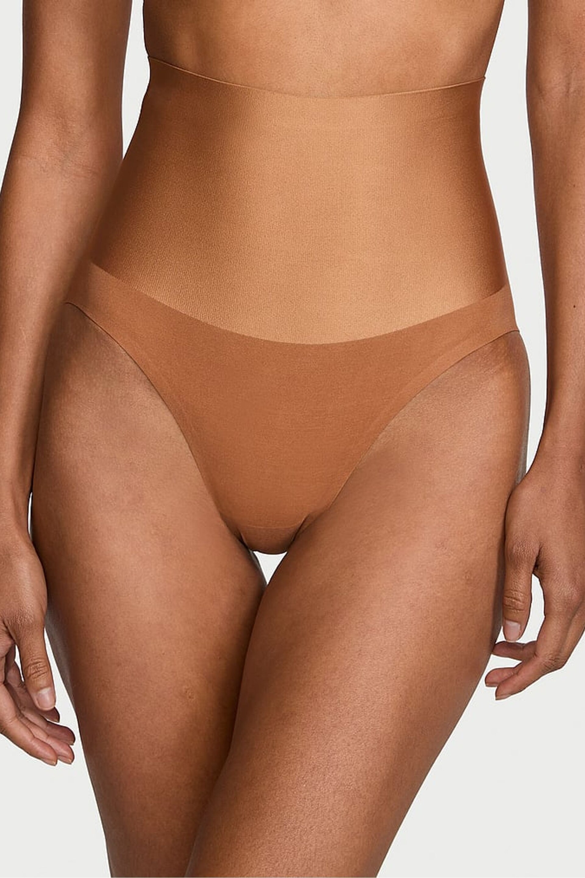 Victoria's Secret Caramel Nude Smooth Brief Shaping Knickers - Image 1 of 3