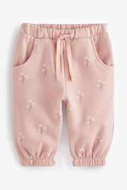 Pink Floral Sweat Joggers (3mths-7yrs) - Image 5 of 7