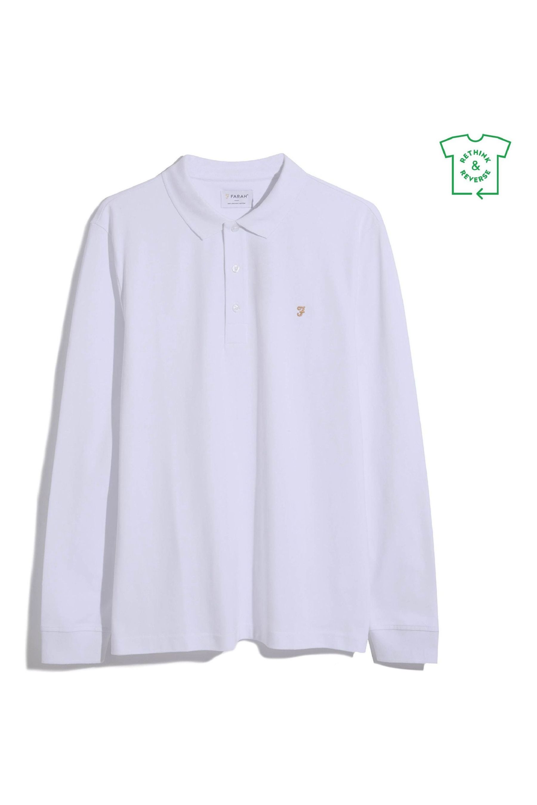 Buy Farah Blanes Long Sleeve Polo Shirt from the Next UK online shop