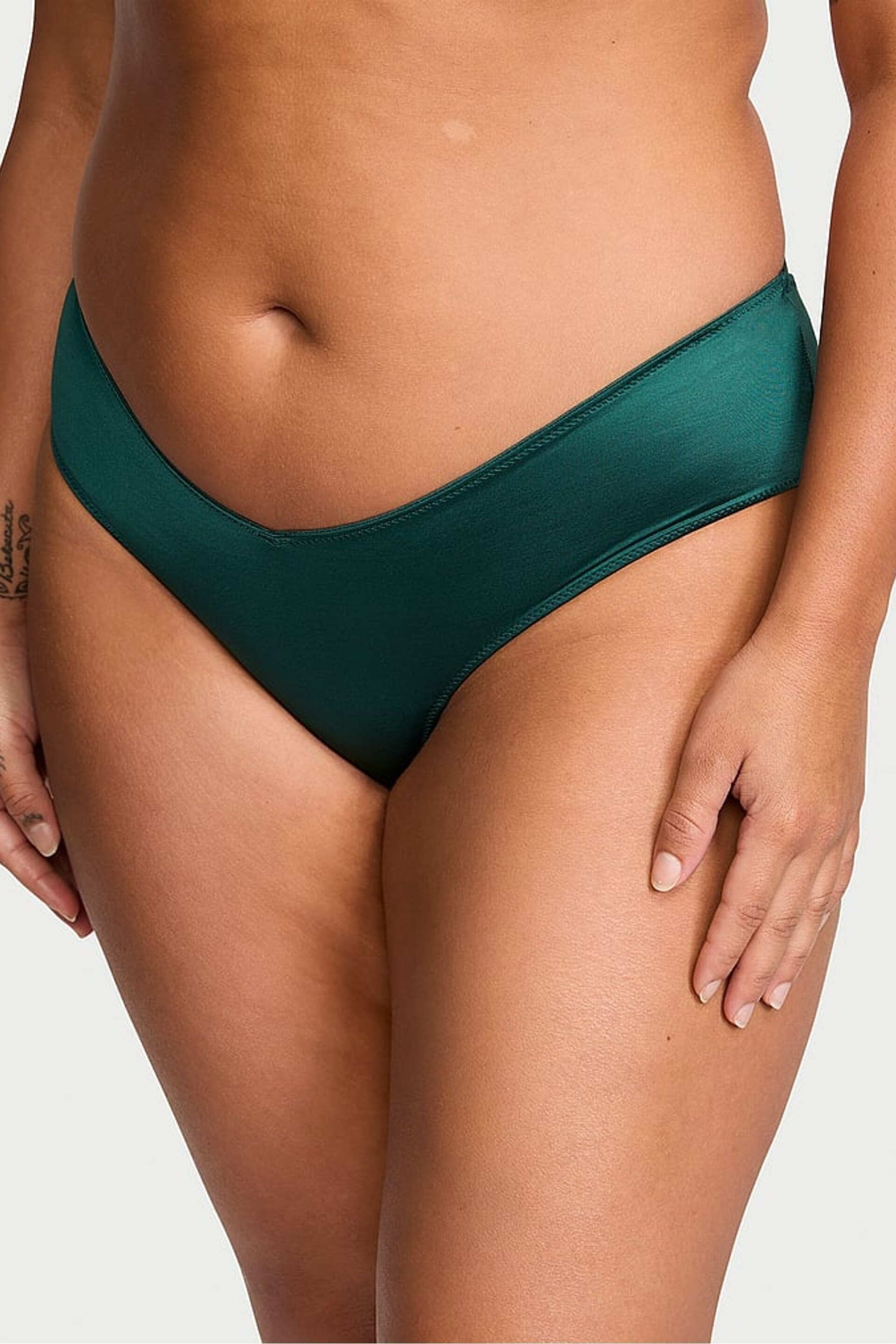 Victoria's Secret Green Mystique Cheeky Knickers - Image 1 of 3