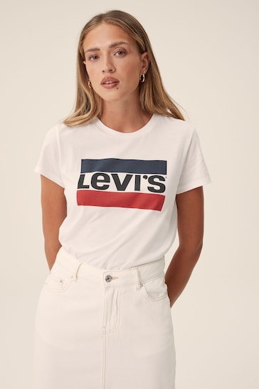 Levi's® White The Perfect Graphic T-Shirt