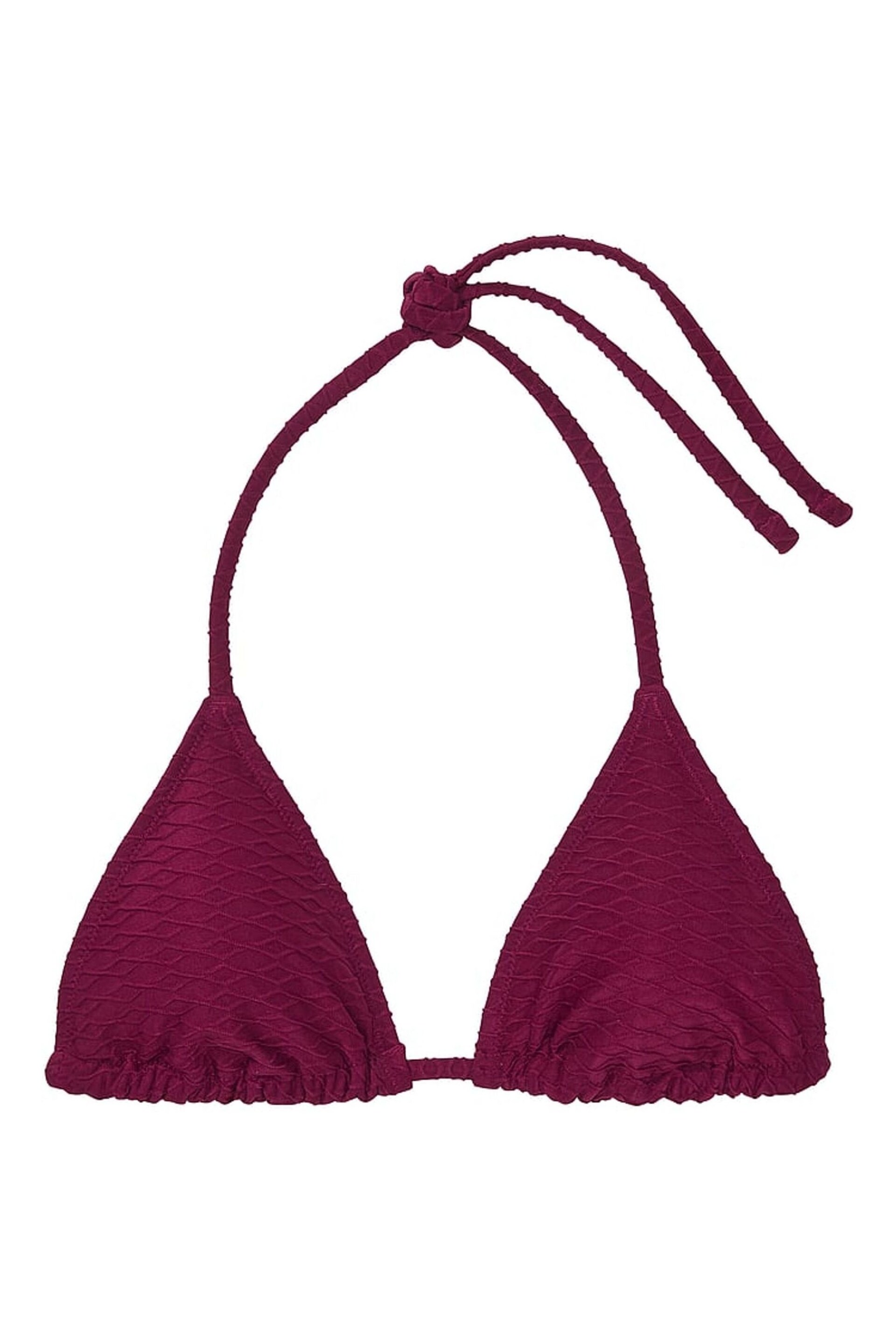 Victoria's Secret Pink Rouge Fishnet Triangle Swim Bikini Top - Image 3 of 3