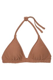 Victoria's Secret Caramel Brown Fishnet Halter Swim Bikini Top - Image 3 of 3