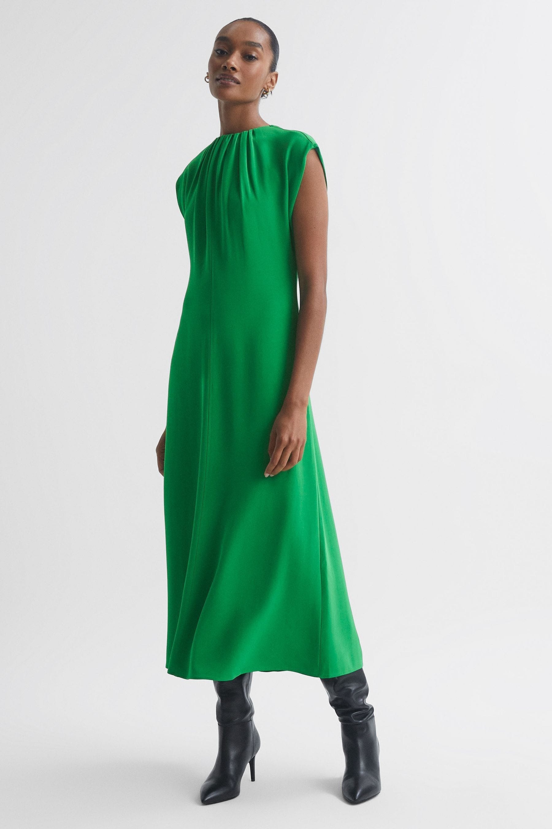 Buy Florere Tie Neck Midi Dress from the Next UK online shop