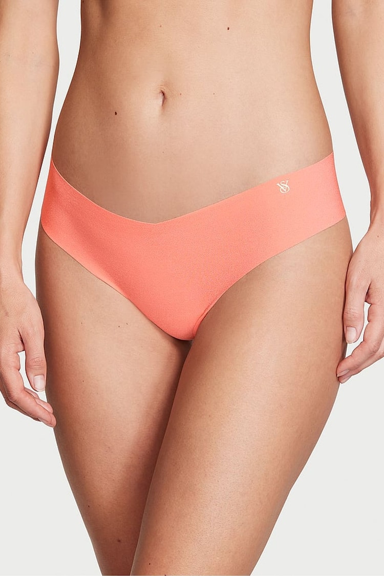 Victoria's Secret Punchy Peach Orange Thong Knickers - Image 1 of 3