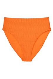 Victoria's Secret Sunset Orange Fishnet High Waisted Swim Bikini Bottom - Image 3 of 3
