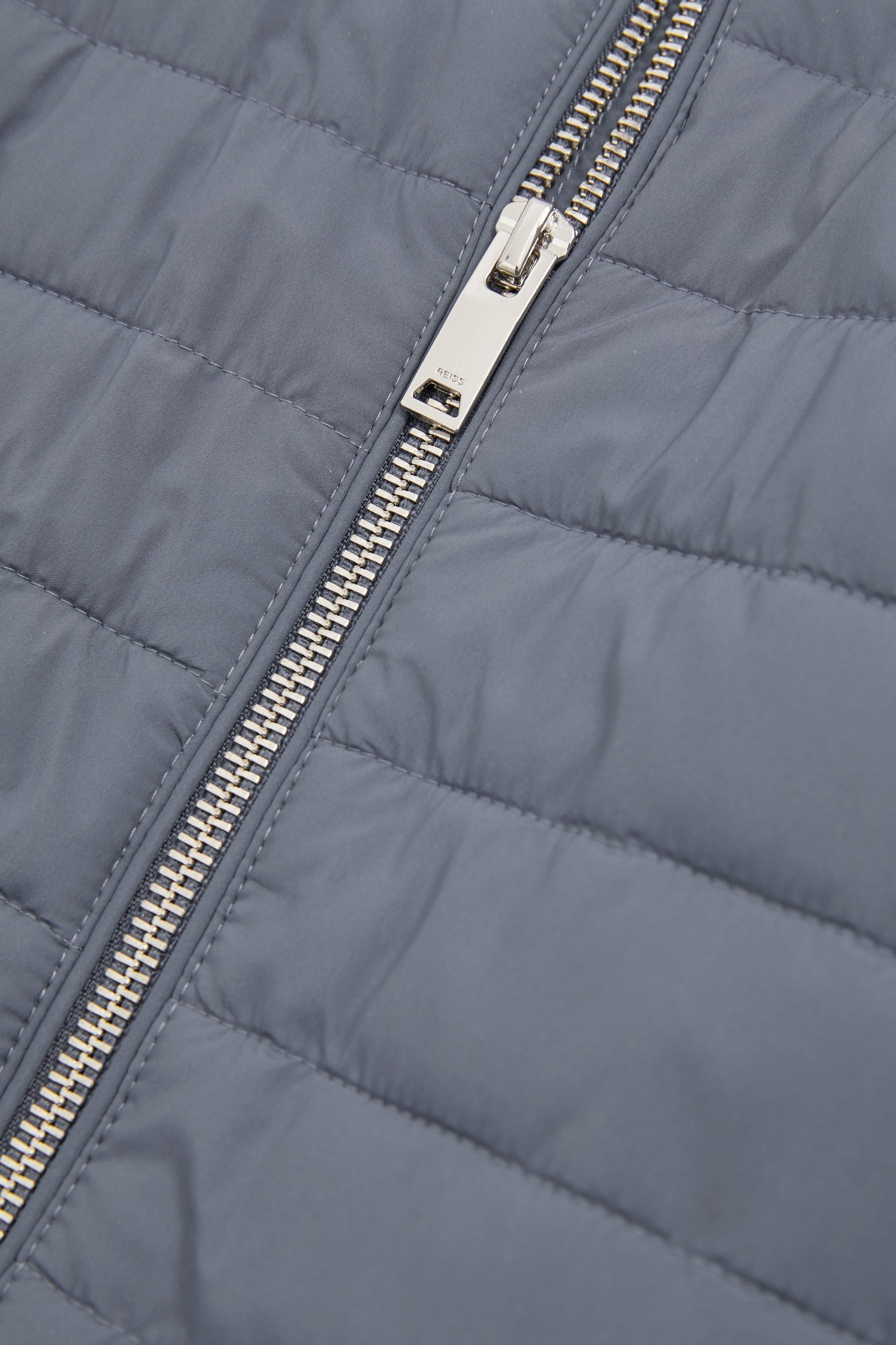 Acheter Veste hybride matelassee et tricotee zippee Reiss Flintoff from Next Luxembourg