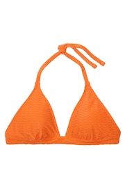 Victoria's Secret Sunset Orange Fishnet Halter Swim Bikini Top - Image 3 of 3