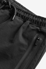 Black Tapered Leg Sporty Cargo Trousers (3-16yrs) - Image 3 of 3